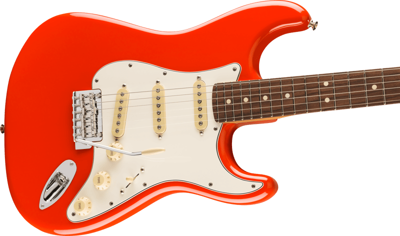 FENDER PLAYER II STRATOCASTER ELEC GTR,RW FB,CORAL RED 558