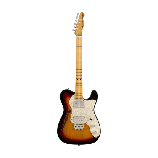 SQUIER CLASSIC VIBE 70S TELECASTER THINLINE ELEC GTR,MAPLE FB,3 TONE SUNBURST