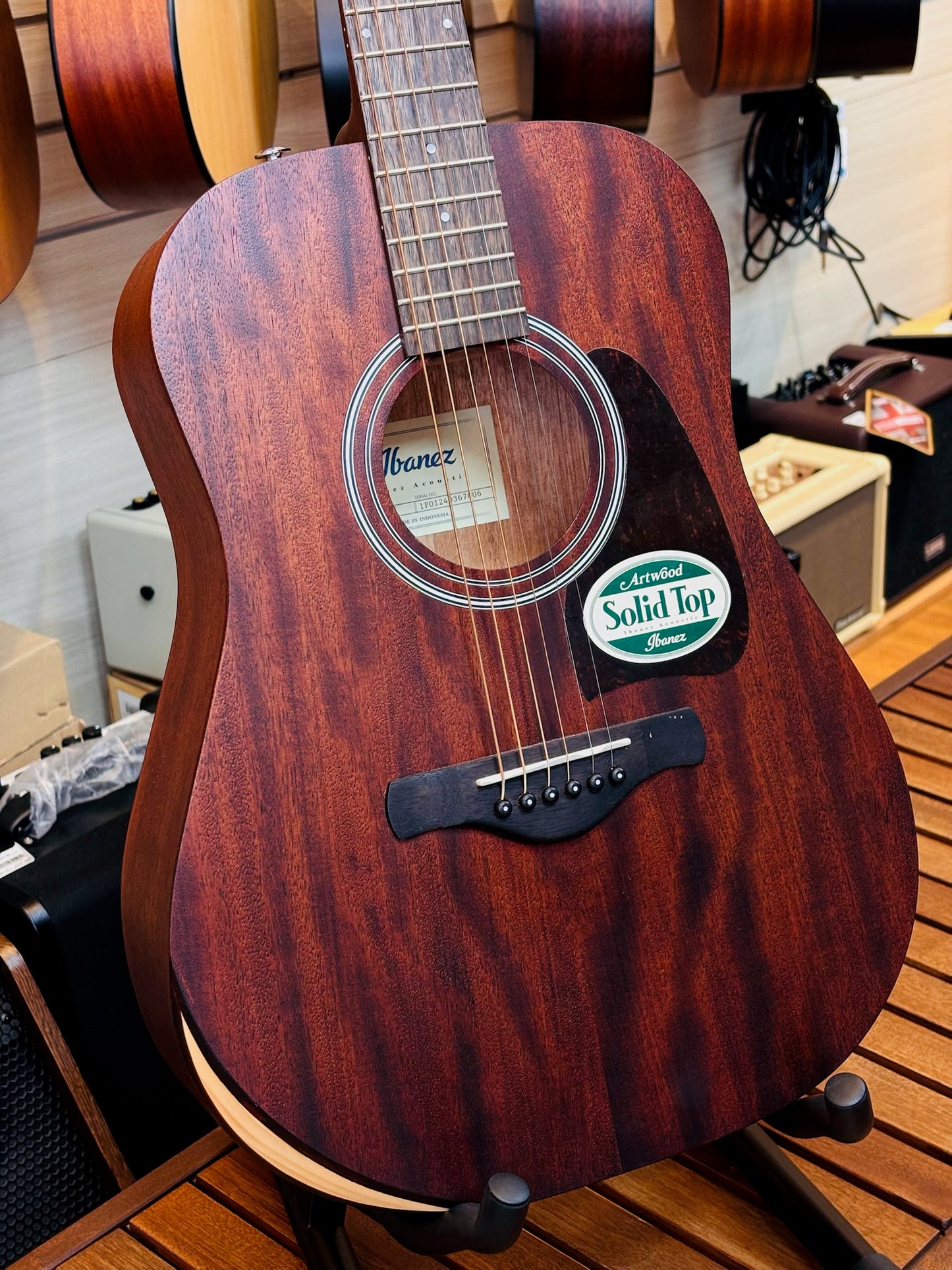 Ibanez Artwood Acoustic Guitar AW54JR OPN