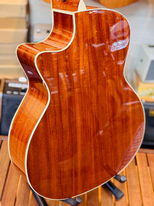 SQOE 41" Solid Spruce Top Acoustic Guitar S340-FG-CS w/EQ,Bag,Strap,Capo,Cloth&Picks