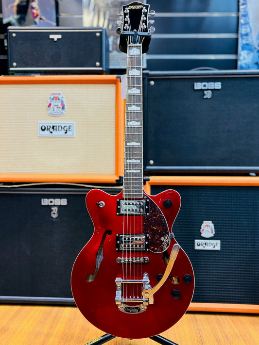 Gretsch G2657T Streamliner Center Block Jr. Double-Cut w/Bigsby Electric Guitar, Candy Apple Red
