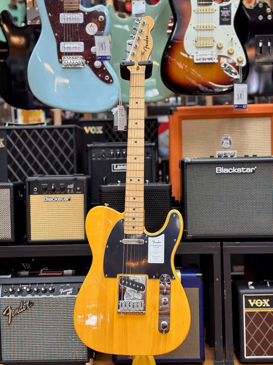 Fender Standard Telecaster Electric Guitar, Maple FB, Butterscotch Blonde