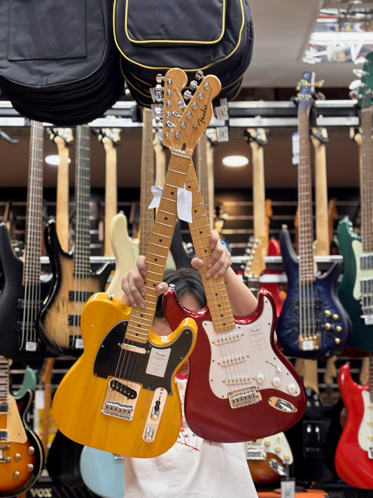 Fender Standard Telecaster Electric Guitar, Maple FB, Butterscotch Blonde