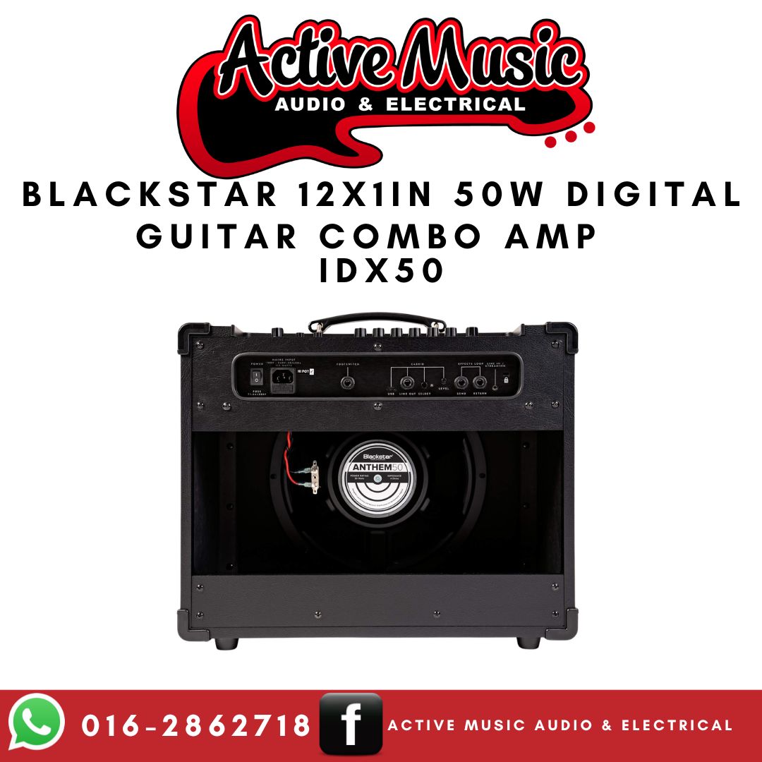Blackstar 12x1IN 50w Digital Guitar Combo Amp IDX50